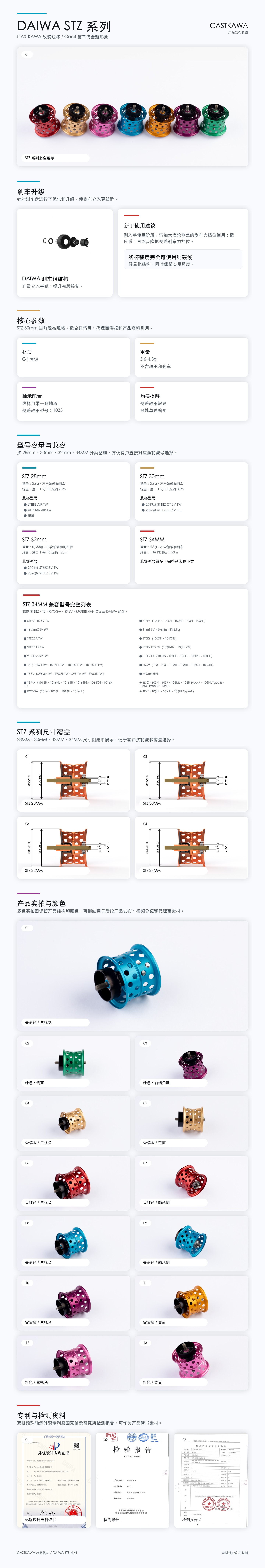 CASTKAWA DAIWA 系列改装线杯长图